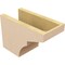 Ekena Millwork 6in. W x 8in. H x 12in. L Monterey Woodgrain TimberThane Rafter Tail, Primed Tan RFTUR06X08X12MONRCPR - alternate 4